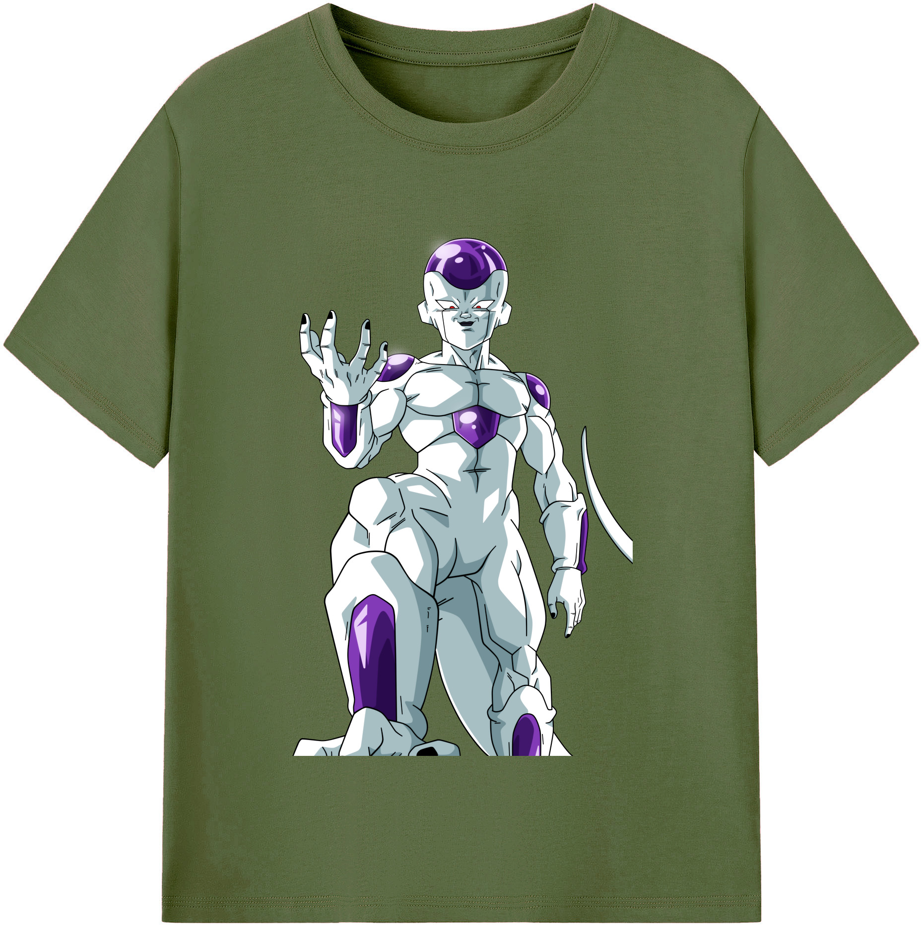 （画像用） ドラゴンボール フリーザ DRAGON BALL Frieza 綿100％半袖Tシャツ（フロントプリント）